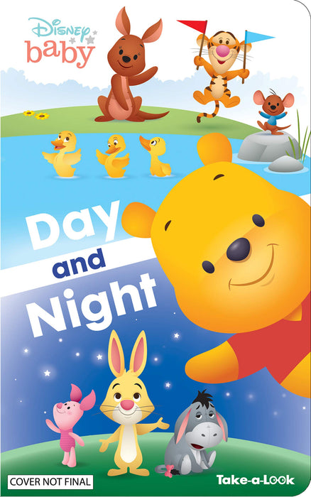 Disney Baby Winnie the Pooh - Day and Night Take-a-Look Board Book - Look and Find