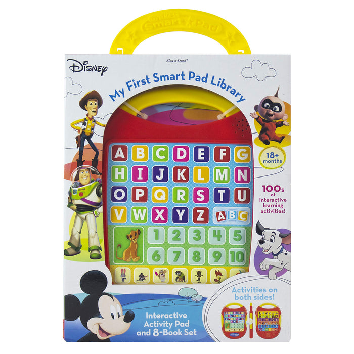 Disney - Mickey, Minnie, Toy Story and More! - My First Smart Pad Electronic Activity Pad and 8-Book Library