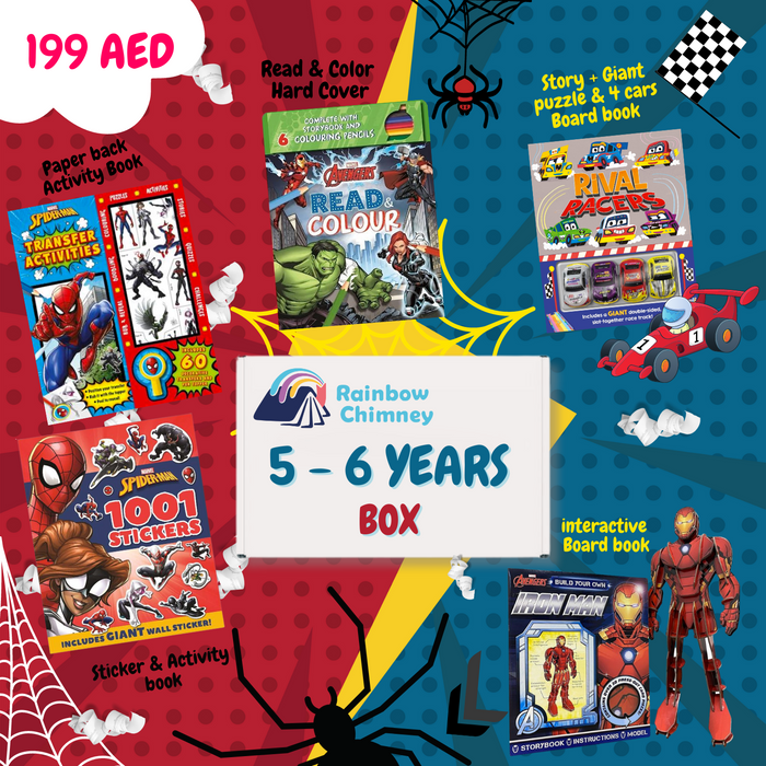 interactive books Ages 5-6 Collection - Spider Man Theme