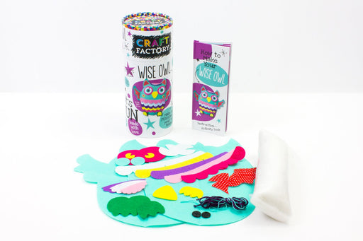 Craft Factory Wise Owl : Make and Personalize Your New Friend! DIY Tube