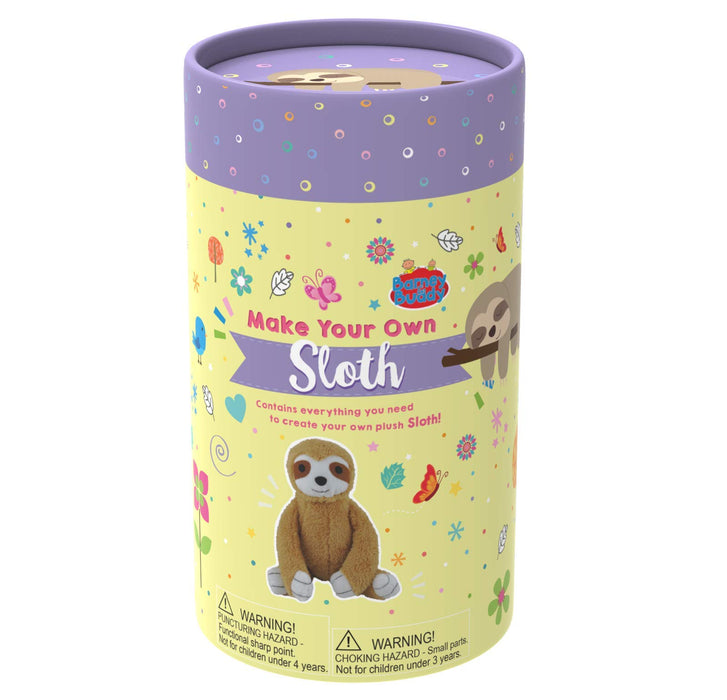 Make Your Own Sloth Sewing Craft Kit for Kids. Sew Your Very own Plush Toy DIY