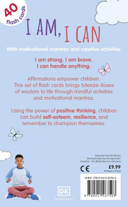 I Am, I Can: Affirmations Flash Cards for Kids