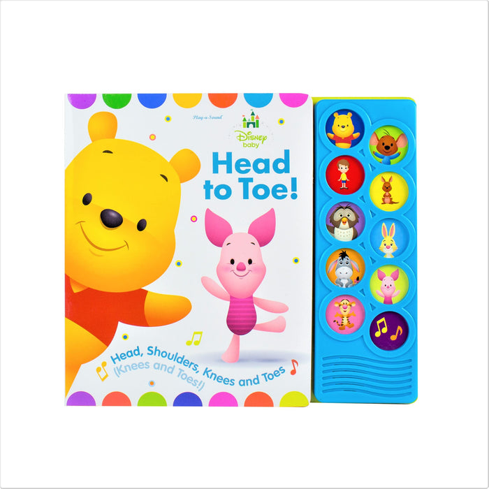 Disney Baby Winnie the Pooh - Head to Toe! 10-Button Sound Book