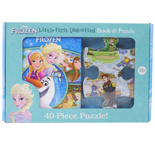 Disney Frozen - Little First Look and Find Activity Book and 40-Piece Puzzle