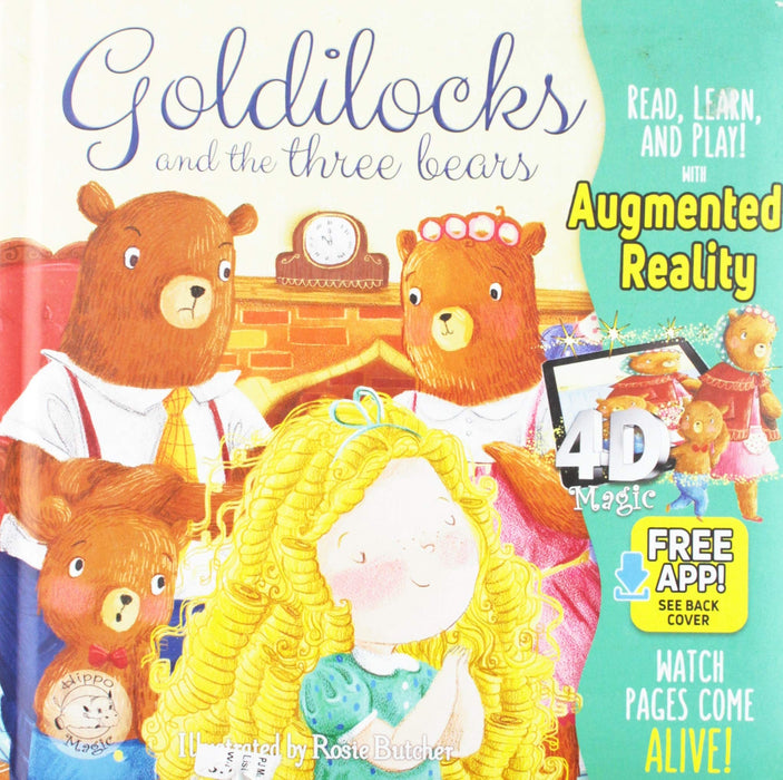 Goldilocks and the three bears - Come-To-Life Board Book 4D freeshipping - Rainbow Chimney