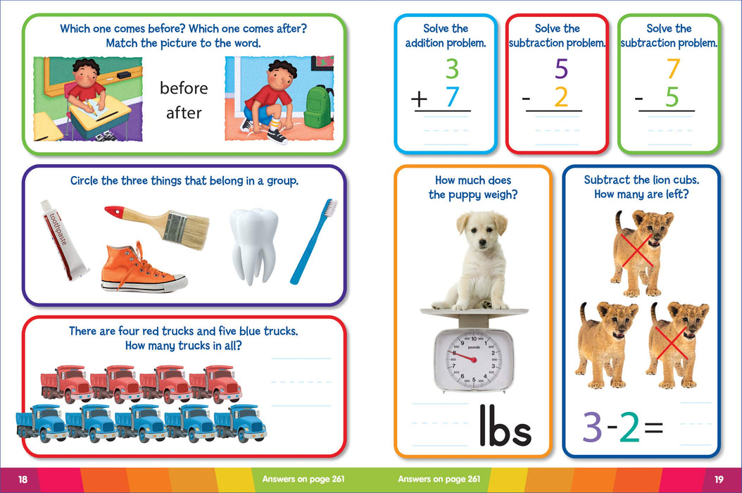 1001 STEAM Kindergarten  Activity Workbook