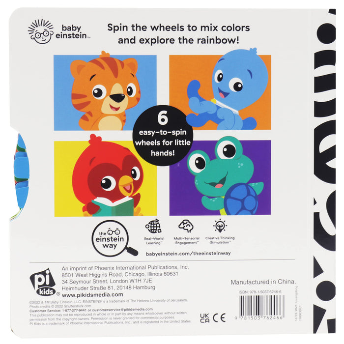 Baby Einstein - My First Colors Spin & See - Interactive Spinning Wheel - Supports STEAM Exploration