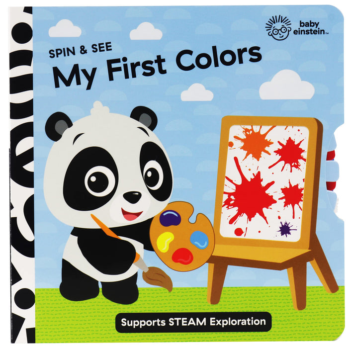 Baby Einstein - My First Colors Spin & See - Interactive Spinning Wheel - Supports STEAM Exploration