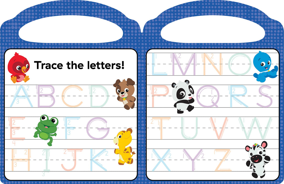 Baby Einstein - Write and Erase Hands-On Wipe Clean Activity Book - Matching, Tracing, Alphabet, Numbers, and More!