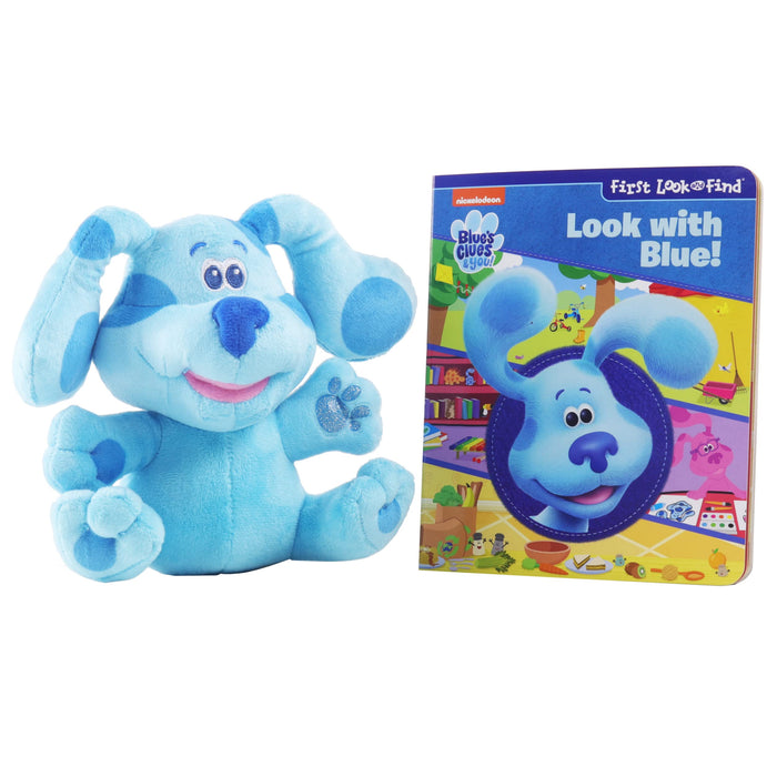Blue’s Clues and You – First Look and Find and Blue Plush Toy Gift Set