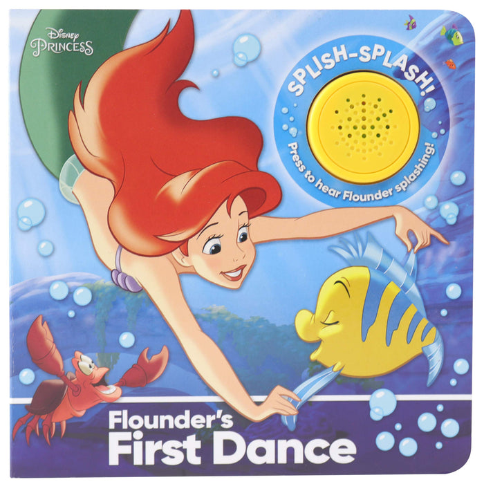 Disney Princess Little Mermaid Ariel - Flounder's First Dance! Sound Book