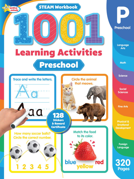1001 STEAM Preschool Activity Workbook
