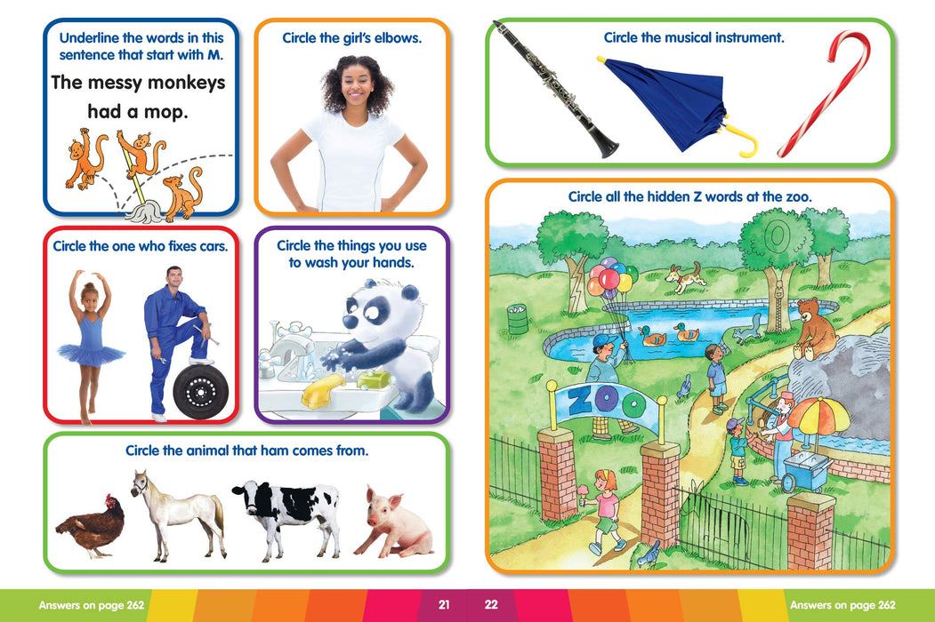 1001 STEAM Kindergarten  Activity Workbook