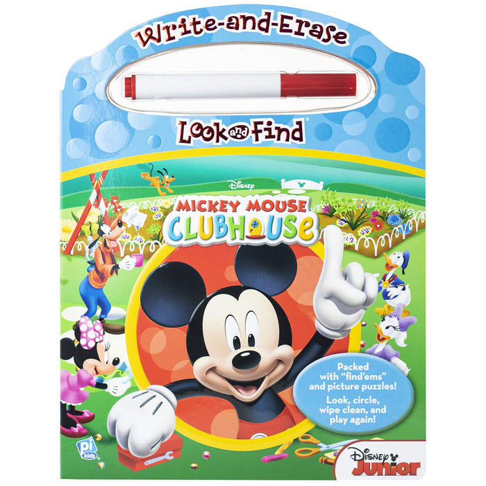Disney - Mickey Mouse Clubhouse - Write-and-Erase Look and Find Wipe Clean Board