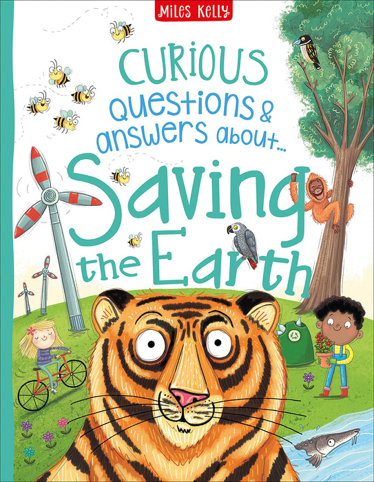 A Curious Collection of Questions and Answers 8 Books Collection Box Set Plus Poster (The Solar System, Science, Saving the Earth,Our Planet, Our Oceans, My Body, Dinosaurs & Animals)