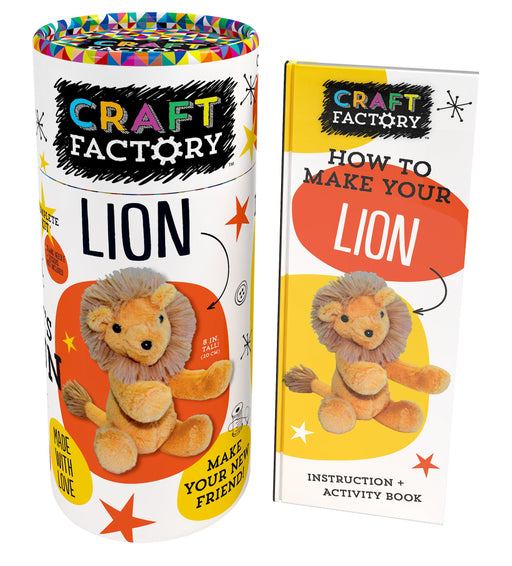 Craft Factory Lion : Make and Personalize Your New Friend! DIY Tube