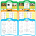 Active Minds - First Grade Tote & Trace - 3 Subject Write-and-Erase Wipe Clean Board Set and 192-Page Question and Answer Workbook - Language Arts, ... and More! (Active Minds Tote and Trace)
