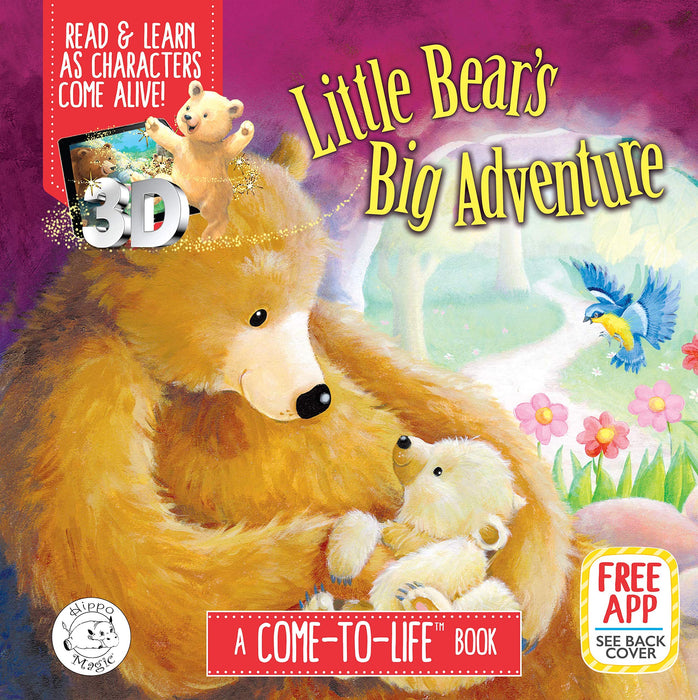 Little Bear's Big Adventure - Augmented Reality - Come-to-Life Book 4D freeshipping - Rainbow Chimney