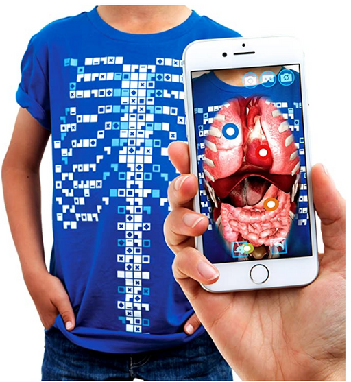Educational 4D T-Shirt for Anatomy