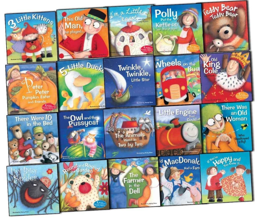 20 Books of  Favourite Nursery Rhymes