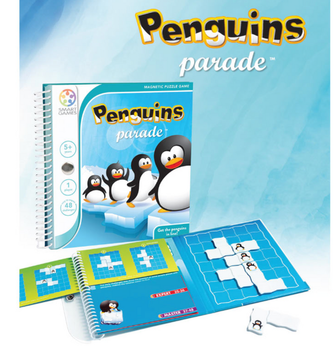 Penguins Parade Magnetic Travel Game