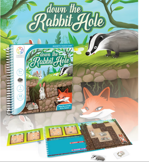 Down The Rabbit Hole Magnetic Travel Game