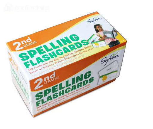 2nd Grade Spelling Flashcards : 240 Flashcards for Building Better Spelling Skills Based on Sylvan's Proven Techniques for Success