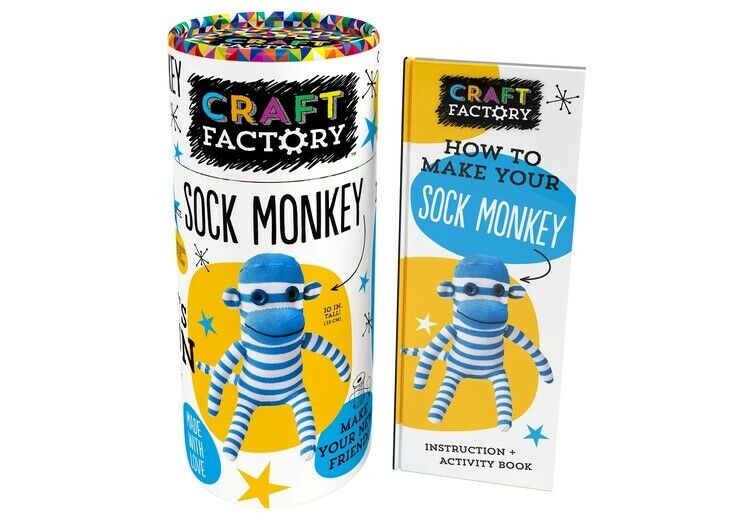 Craft Factory Sock Monkey : Make and Personalize Your New Friend! DIY Tube